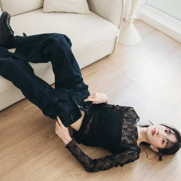 hen美蕾絲上衣